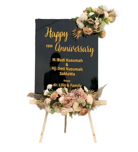 Papan Bunga Akrilik Ngambeg